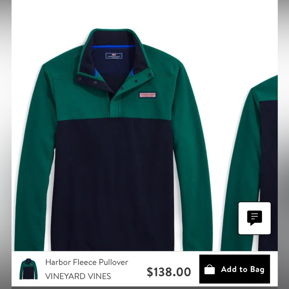 Vineyard Vines Harbor Fleece Shep Jacket